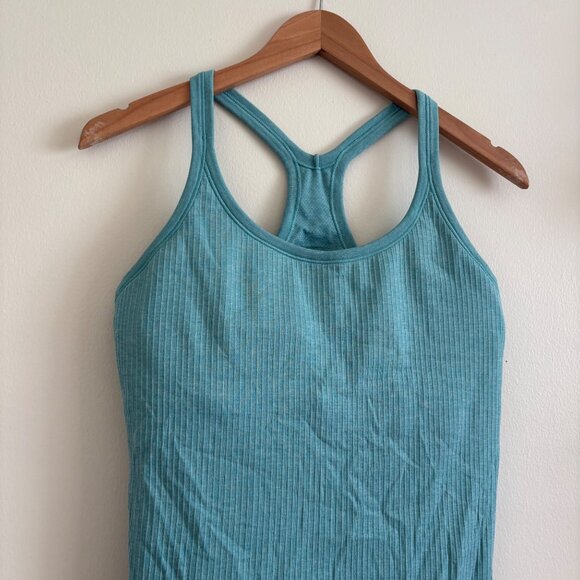 Lululemon Athletic Ebb To Street RB Tank Top Tidal Teal Women’s Size 10 - Picture 3 of 7